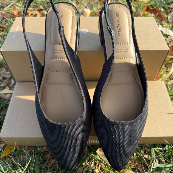 Cynthia Rowley Shoes - Cynthia Rowley Elegant Black Slingback Heels